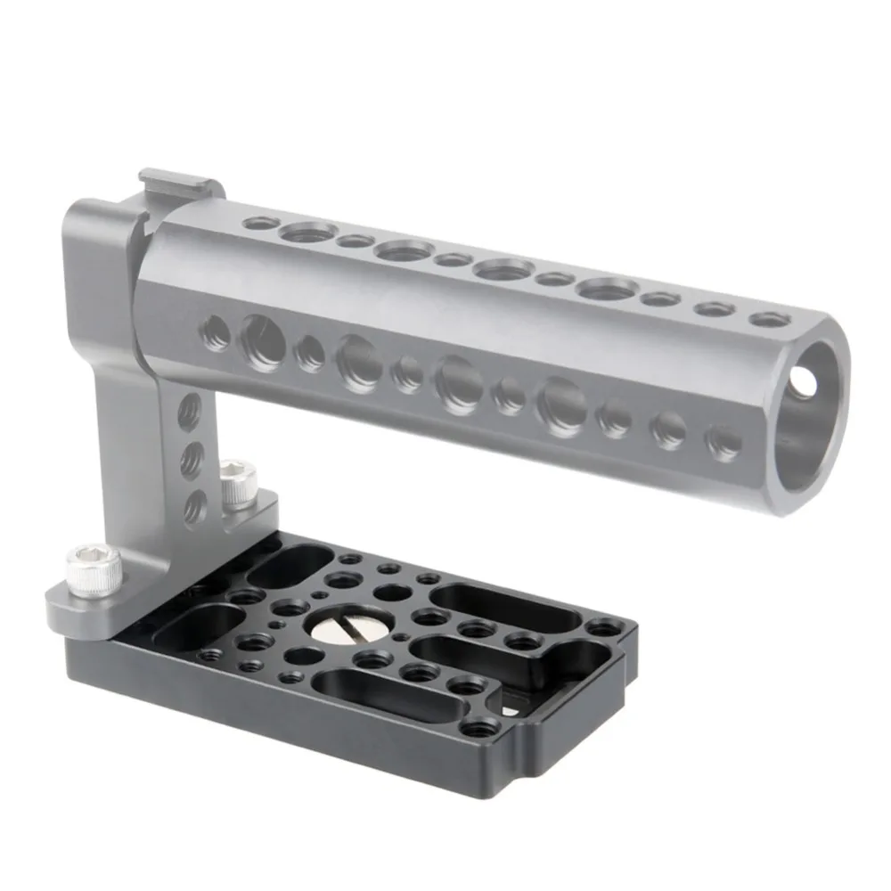 NICEYRIG Switching Cheese Easy Plate Quick Release Plate with V-Lock Male Adapter for Raiblocks, Dovetails(1 set) 1/4 3/8 Holes