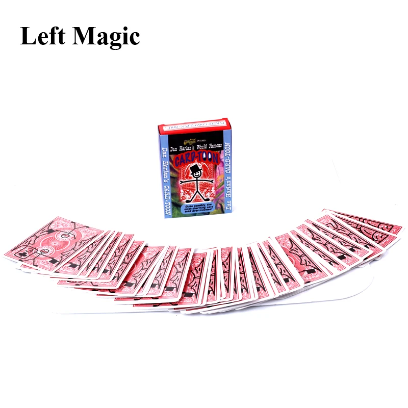 Magic Cartoon Cardtoon Deck Magic Tricks Pack Playing Card Toon Animation Prediction Funny Magic Magic Props Gimmick G8029