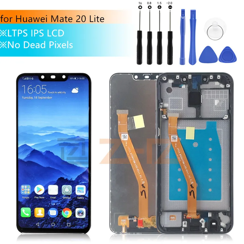 

For 6.3" Huawei Mate 20 Lite mate 20lite LCD screen Display+Touch panel Digitizer for mate 20 lite +Frame repair parts