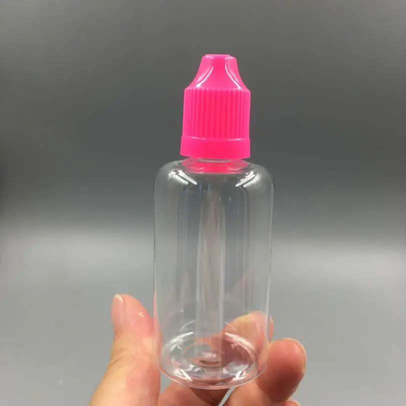 

Wholesale PET plastic e liquid bottle with childproof cap, 50ml e liquid dropper bottle 2500pcs