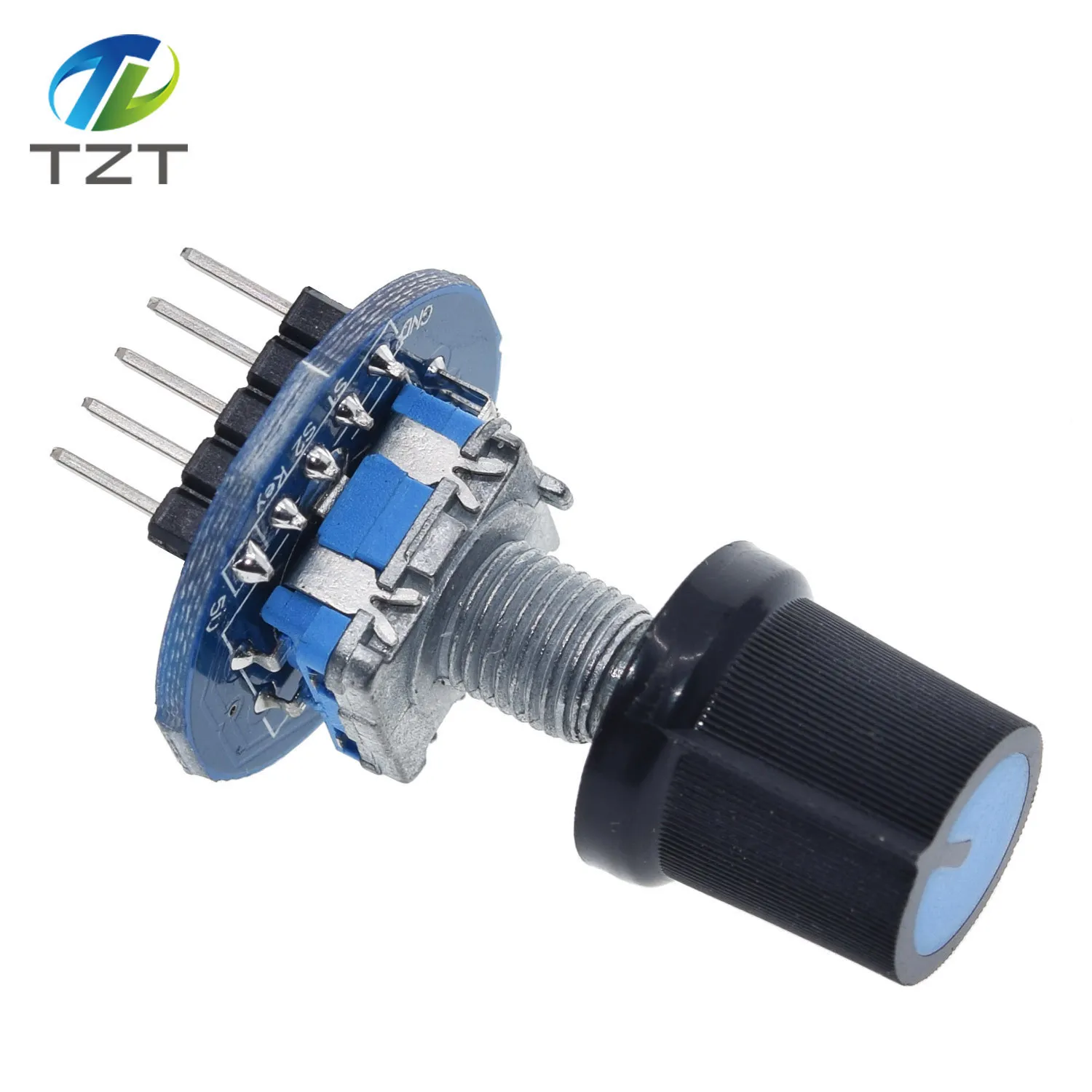 DIYTZT 1/3PCS Drehgeber Modul für Arduino Ziegel Sensor Entwicklung Runde Audio Rotierenden Potentiometer Knopf Kappe EC11 – Detail 7