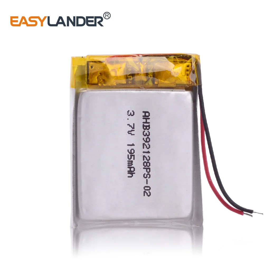 Easylander Replacement 392128 3.7V 195mAh  Battery For jabra/a BT3030 Bluetooth headset Log itech Wireless Headset AHB392128