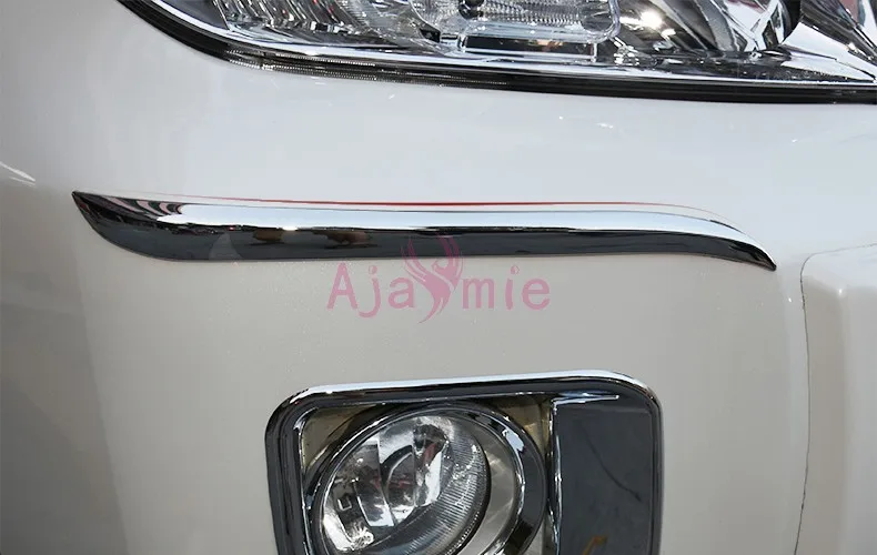 

Front Side Bumper Overlay Frame Panel Trim Kit Chrome Panel Car-Styling 2012-2015 For Toyota LC Land Cruiser 200 Accessories