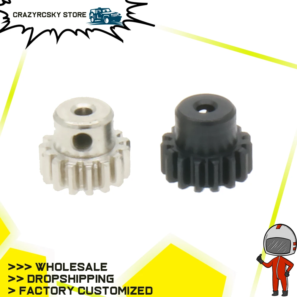 1PC Steel Pinion Gear Motor Gear 15T For Rc Hobby Model Car 1/18 Wltoys A959 A969 A979 K929 Hopup Parts 15teeth A580058 Toy