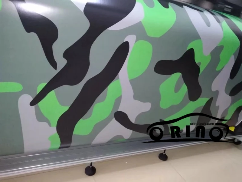 

Green Black Camouflage Vinyl Film Car Wrap Sticker Truck Vehicle Sticker Wrapping Decal Foil with Air Release