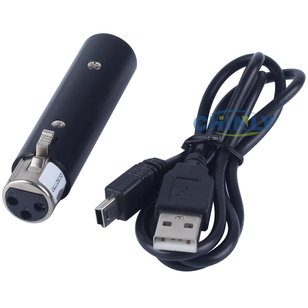 USB to DMX Interface Adapter with USB Data Cable DMX512 Computer PC Stage Effect Lighting Small Controller Dimmer for led strip