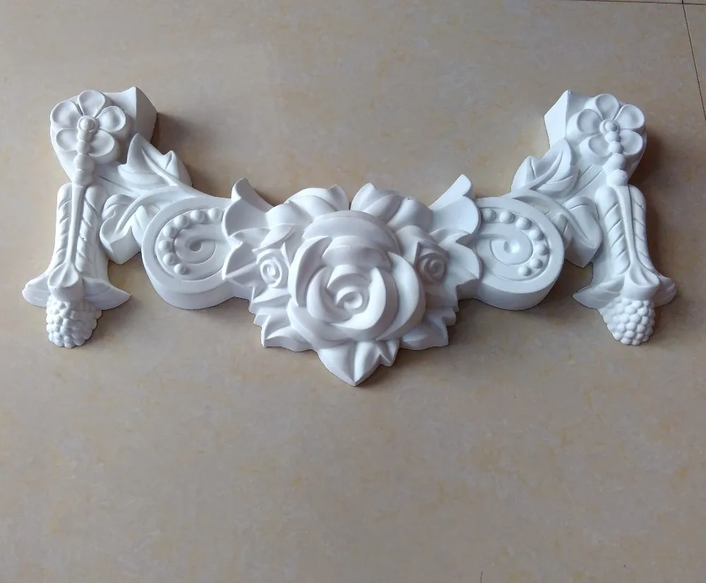 PU Polyurethane Fireplace Lintel Decoration European style Ceiling Wall Moulding Decor Furniture Portal Decorating Components