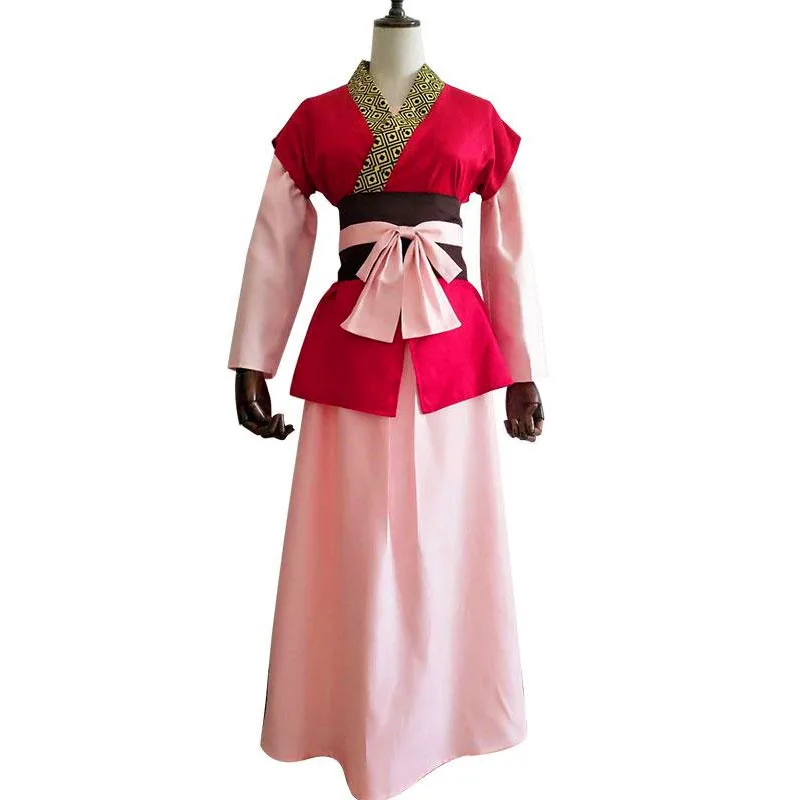 Anime Cosplay Costume Princess Yona kimono uniform Yona dress Cosplay Halloween cartoon costumes customized