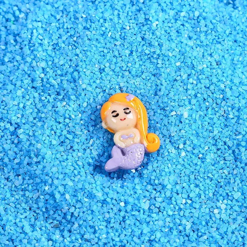 8Pcs Mermaid Fluffy Polymer Slime Filler Box Toys For Children Charms Modeling Clay DIY Kit Accessories Kids Plasticine Gift