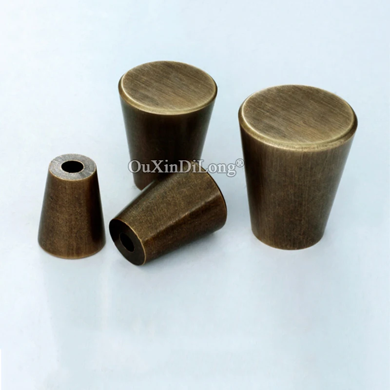 Retro 10PCS Antique Solid Brass Furniture Pulls Handles Drawer Knobs Cupboard Wardrobe Kitchen TV Wine Cabinet Pulls Knobs