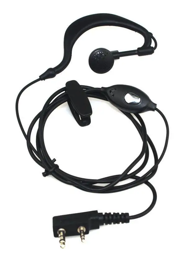 2pcs 2 PIN Earpiece Headset for BAOFENG UV5R 888S KENWOOD TH PUXING TYT QUANSHENG New