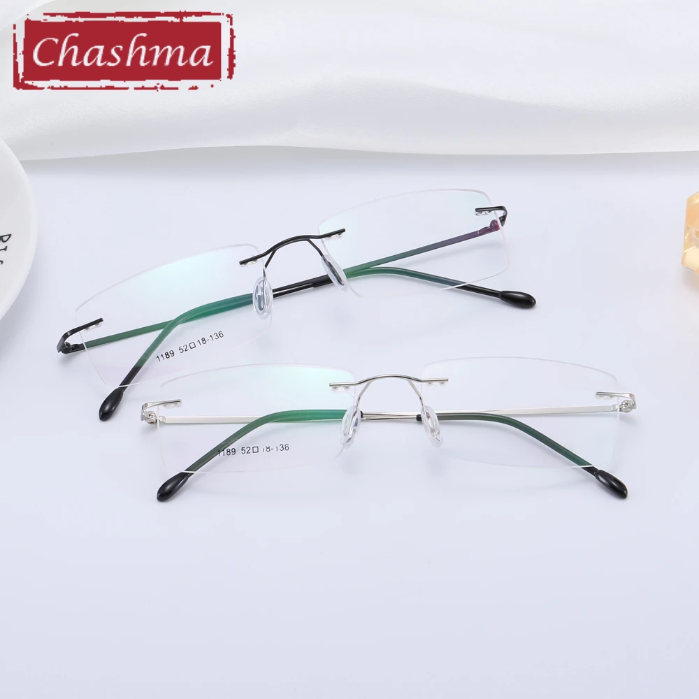 2 جرام فقط وصفة طبية الزجاج بدون شفة النظارات الرجال سبائك التيتانيوم النظارات البصرية الإطار النساء نظارات مرنة خفيفة للغاية