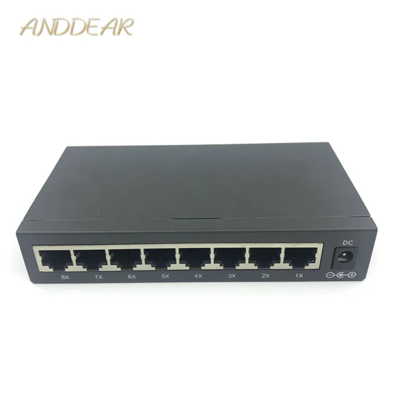 12V24v8 Poort Reverse Poe Schakelaar Voeding Draadloze Routing Ap Haikang Netwerk Camera Isolatie Bliksembeveiliging Twee Power