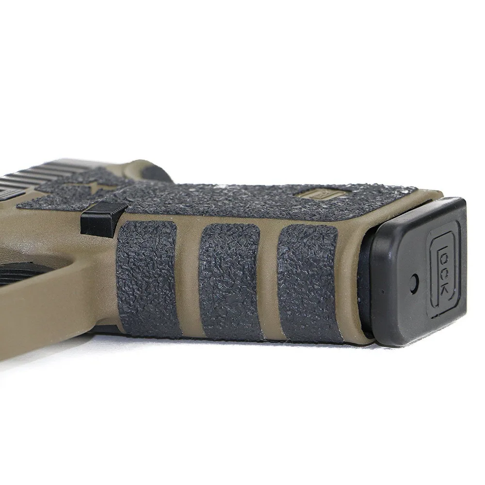 Non-slip Rubber Texture Grip Wrap Tape Glove  for Glock 19 23 25 32  38 holster fit for 9mm pistol gun magazine accessories image 2