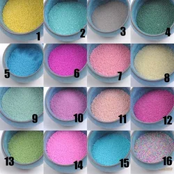 0.1-0.5mm 3d Tiny Glass Caviar Art Ball Beads Candy color Nail Tips Sticker Decoration 15g BL008