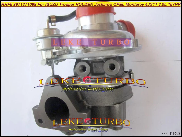 Turbo RHF5 8971371096 8971371097 80mm Turbocharger For ISUZU Trooper 2000- Jackaroo 99-04 For OPEL Monterey 98- 3.0L 4JX1T 3.0L