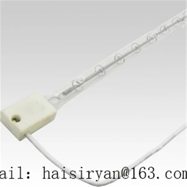 R7s customized 2000w halogen IR lamps infrared heat tube quartz glass heating elements heat lamps for screen printing