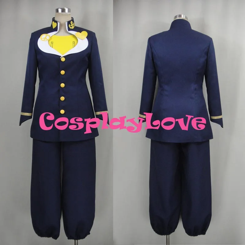 

Newest Custom Made Japanese Anime JoJo's Bizarre Adventure Higashikata Josuke Cosplay Costume Christmas Halloween Party Birthday