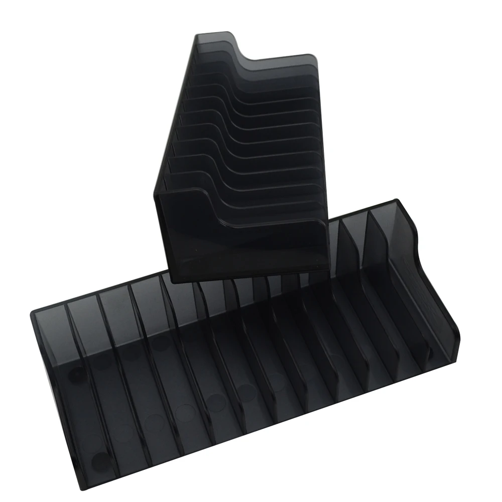 Xunbeifang 100 PCS disc holder 12-Slot Games Cards CD Disk Tower Holder  Discs Storage Organizer Rack for S-witch