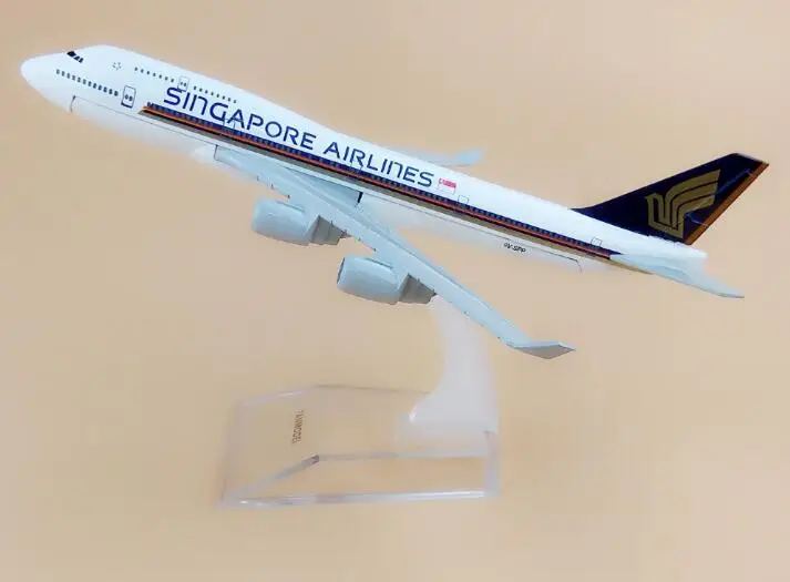 

Alloy Metal Air Singapore Airlines B777 Airplane Model Singapore Boeing 747 Airways Plane Model Aircraft Kids Gifts 16cm