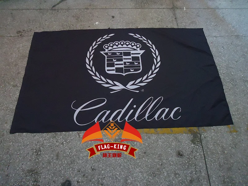 for Cadillac car flag,90*150CM polyster Cadillac baner