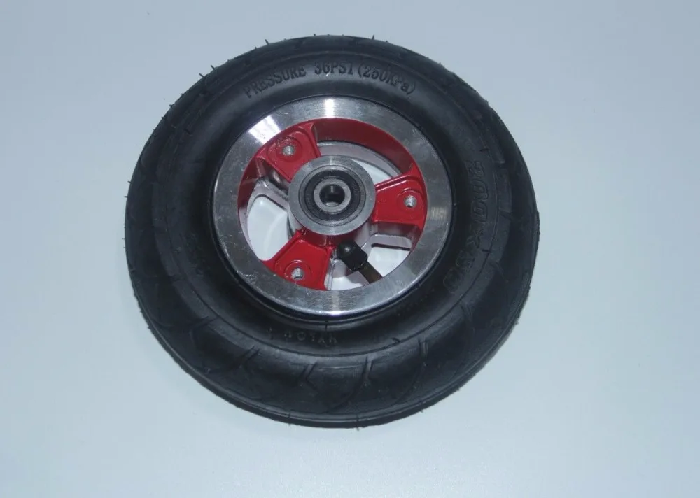 Electric Scooter 200x50 Front Rim Wheels + Tires & tube Aluminum Wheel Hub E-200