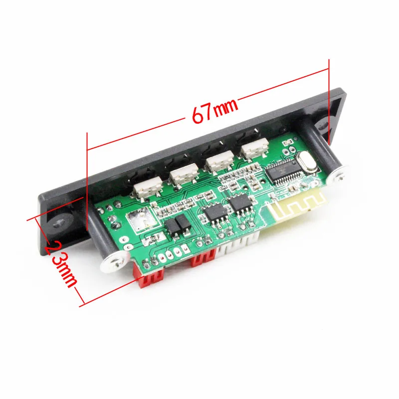 1set MP3 WAV Audio Decoder Player Bluetooth Power Amplifier Module 3W Board PCB USB U Disk TF Card IR Controller DIY Speaker