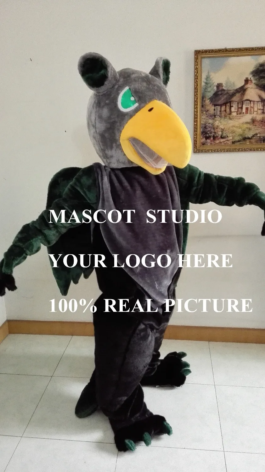 

green griffin mascot gryphon costume custom fancy dress cosplay chartoon character mascotte carnival costume anime kits