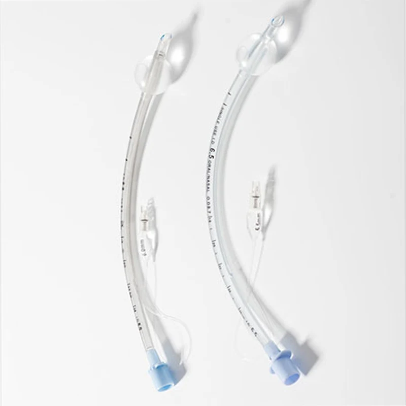 10 Stks/partij Manchet Endotracheale Intubatie Wegwerp Warmte Gevoelige Pvc Endotracheale Tube Selecteerbare Verschillende Grootte