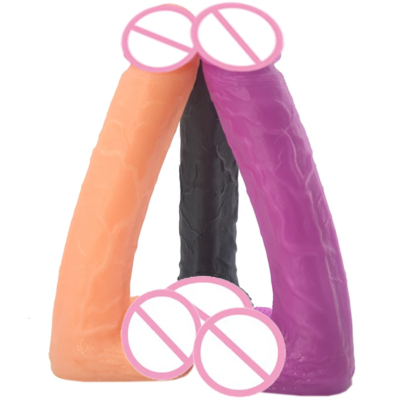 FAAK 42*8cm Super Huge Dildo with Suction Cup for Female G-spot Anal Masturbation, Big Penis Strong Dong,Cock Sex Toys for Women