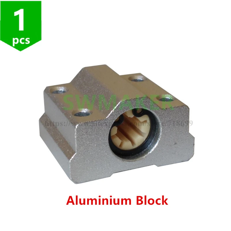 1pcs 8mm Polymer SC8UU Bearing in Aluminium Block RJ4JP-01-08 for Reprap i3 Anet 3D Printer