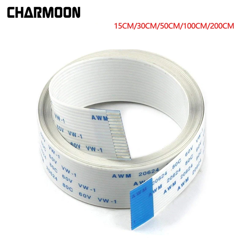 15Pin Ribbon Flex CSI Cable with 15cm 30cm 50cm 100cm 200cm Length for Raspberry Pi Camera