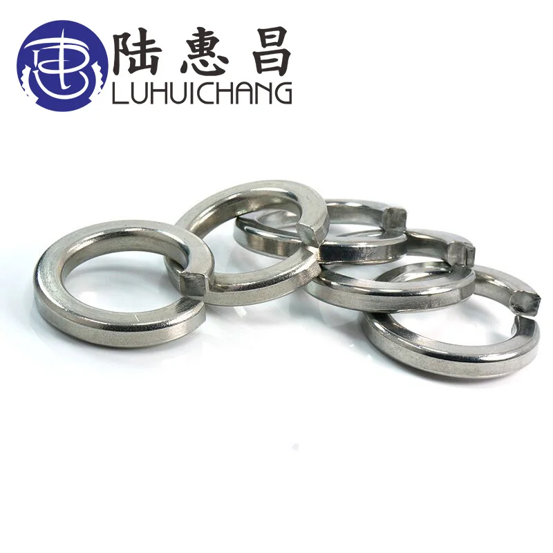 M1.6 M2 M5 M3 M6 M8 304 Stainless Steel Metal Shell Pad Spring Washer Split Circlip Elastic Gasket Shim Shaft Lock