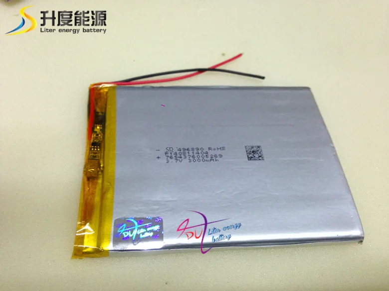 496890 3000mah Medical equipment, game machine polymer battery for sale