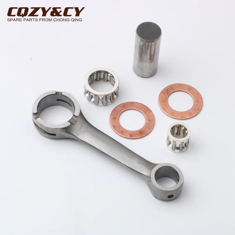 Korbowód wału korbowego dla YAMAHA Aerox R 50 Cs Jog R 50 Yh dlaczego Euro1 50 Ym Breeze neoos Euro2 50 2T 10mm sworzeń tłokowy otwór