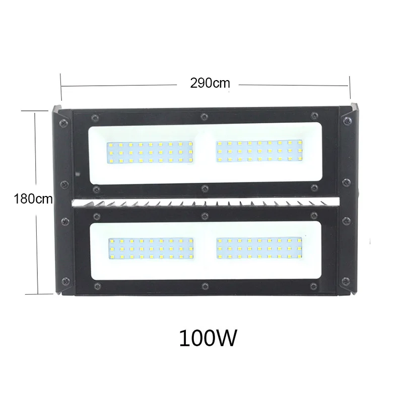 Multi Angle Flexible Adjustment Module Toughened Glass SMD3030 LED Light Fixture Outdoor Super Bright Industrial Lamp
