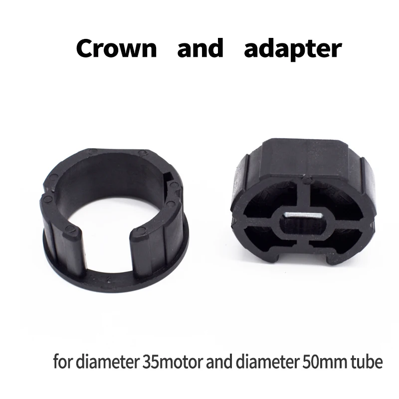 Tubular motor crown and adapter cord reel For dooya , diameter 35mm motor For Motorized Rolling Blind