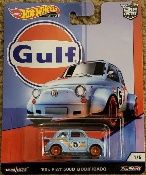 Hot Wheels Car Culture Gulf FIAT/NISSAN/FORD 1/64 Collection Metal Diecast Car