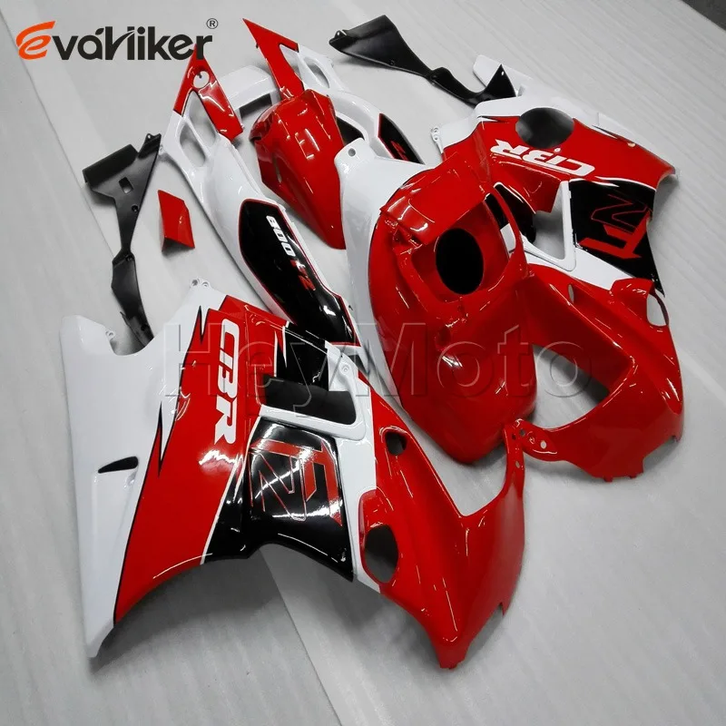 

Custom motorcycle cowl for CBR600F2 1991 1992 1993 1994 CBR 600 F2 91 92 93 94 red white ABS Plastic motorcycle fairing