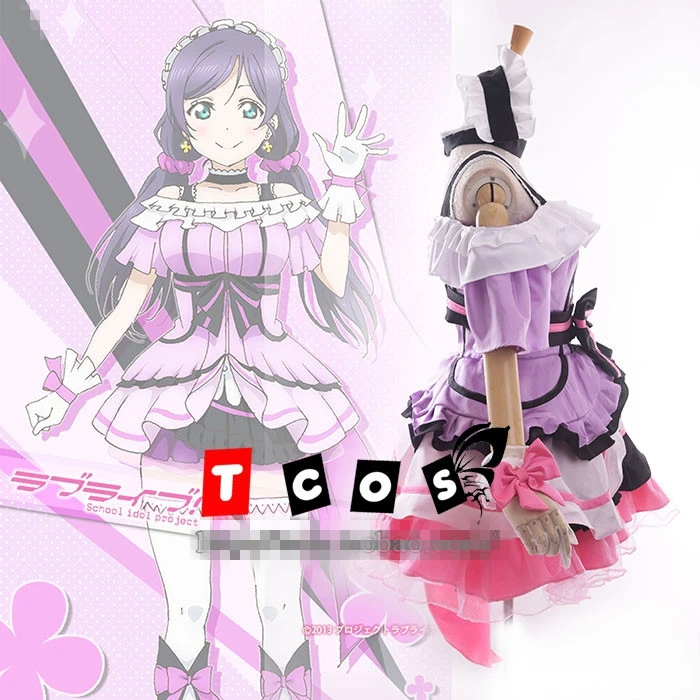 Love Live Season 2 Kira-Kira Sensation Tojo Nozomi Cosplay Costume Custom-Made Free Shipping B