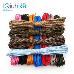 Multifunction Parachute 550 Popular Type III 7 Strand Cord Lanyard Mil Spec Core Camping Survival Tools