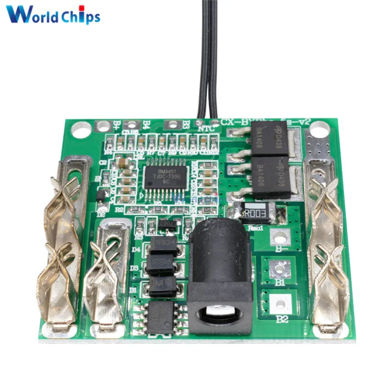 5S 18/21V 20A Li-Ion Lithium Battery Pack Battery Charging Protection Board Protection Circuit Board BMS Module