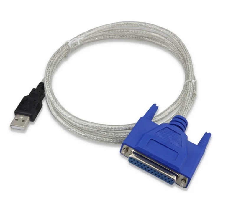 USB 2.0 To 25 Pin DB25  Female  Parallel Port Cable IEEE 1284 12Mbps Parallel Printer adapter Cable for Computer PC Laptop