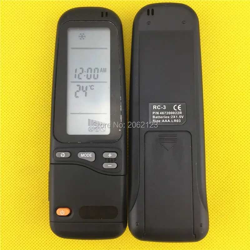 Universal Remote Control Suitable for YORK Electra Airwell Emailair Air Conditioner RC-4 RC-3 RC-7