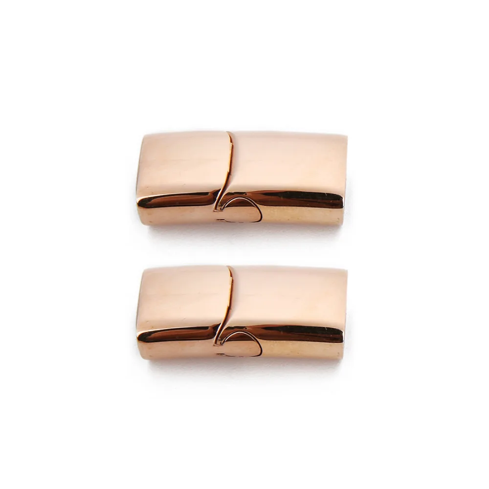 1pc Edelstahl Magnet verschlüsse Anschluss Leders chnur Magnet Spitze Schnalle Armband End kappen Armbänder Ergebnisse Schmuck – Detail 11