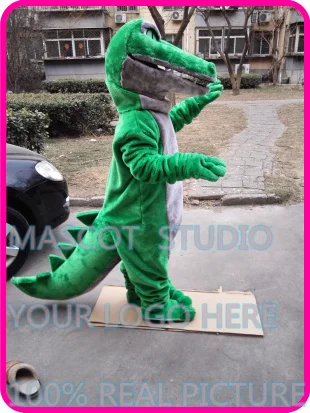 mascot  crocodile the aligator gator mascot costume custom cartoon character cosplay fancy dress mascotte theme