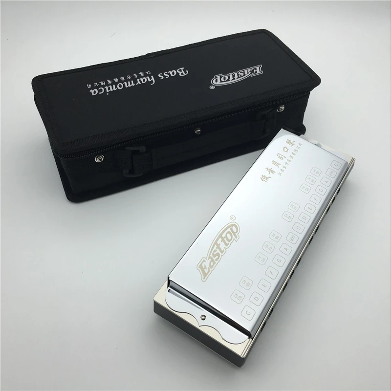 Easttop-harmonica 25 hole bass harmonica, professional performance, musical instrument, mouth, orchestrs, playing harmonica