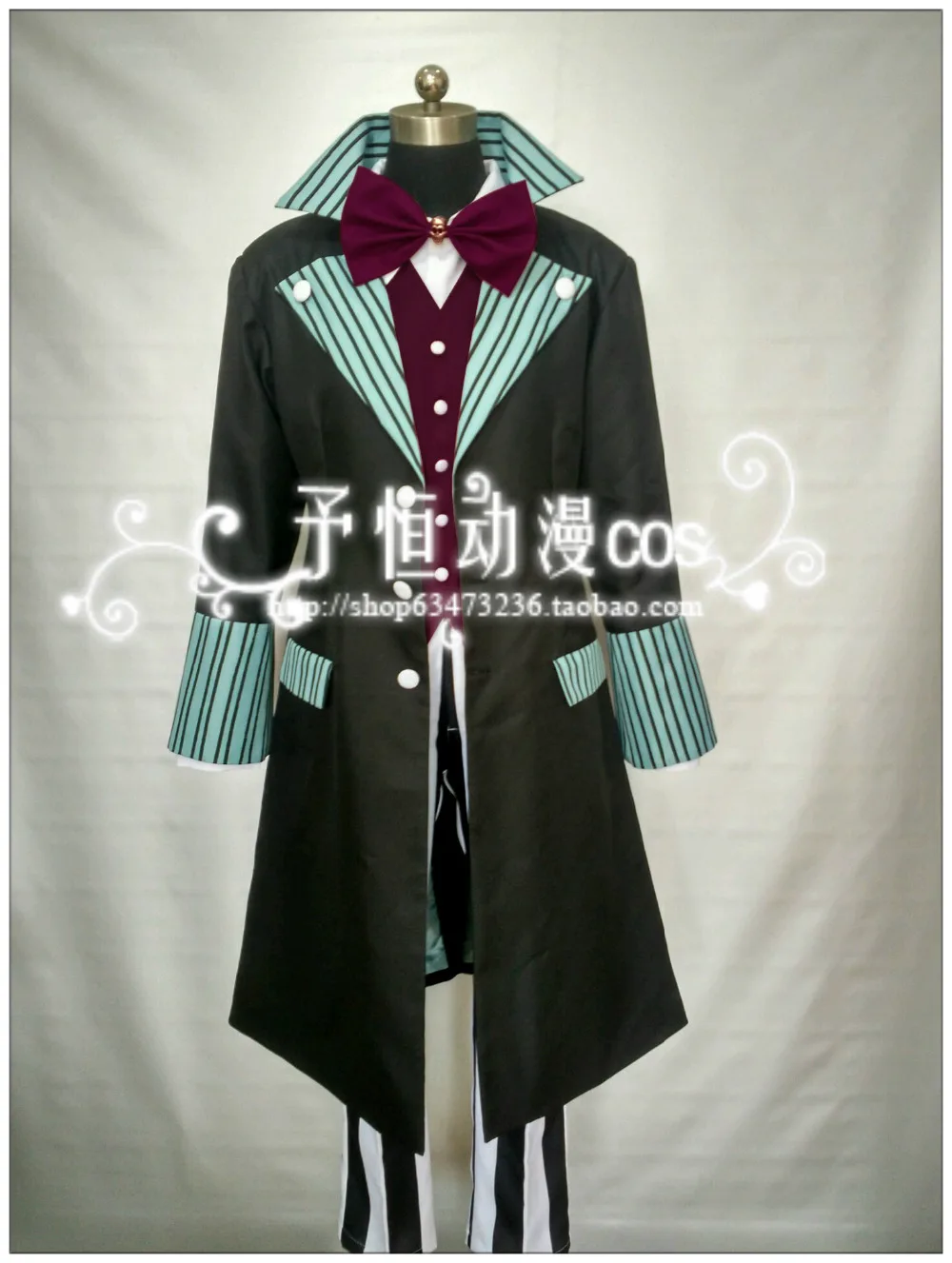 

2016 Black Butler Kuroshitsuji Under Taker Cosplay Halloween Party Costume