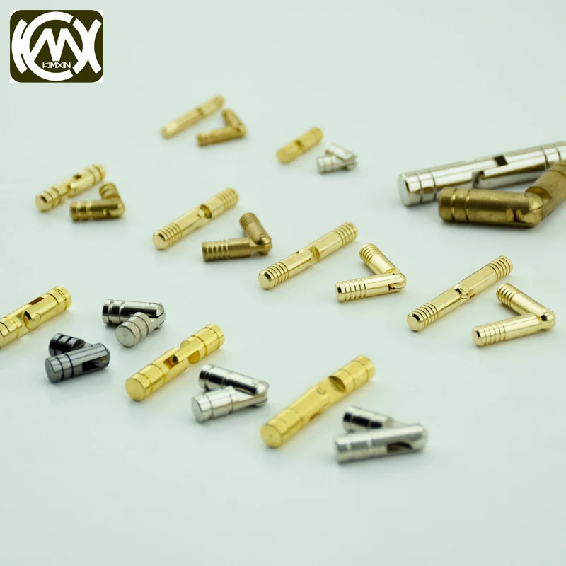 Pure copper hinge Spot sales hidden hinge Concealed hinge for Pen/gift box Wooden box cylindricity hardware Delivery fast