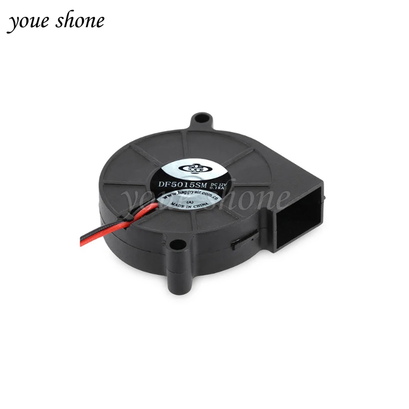 1PCS 2 Wires Brushless DC Cooling Blower Fan 5015S 12V 0.14A 50x15mm high quality Ultra quiet